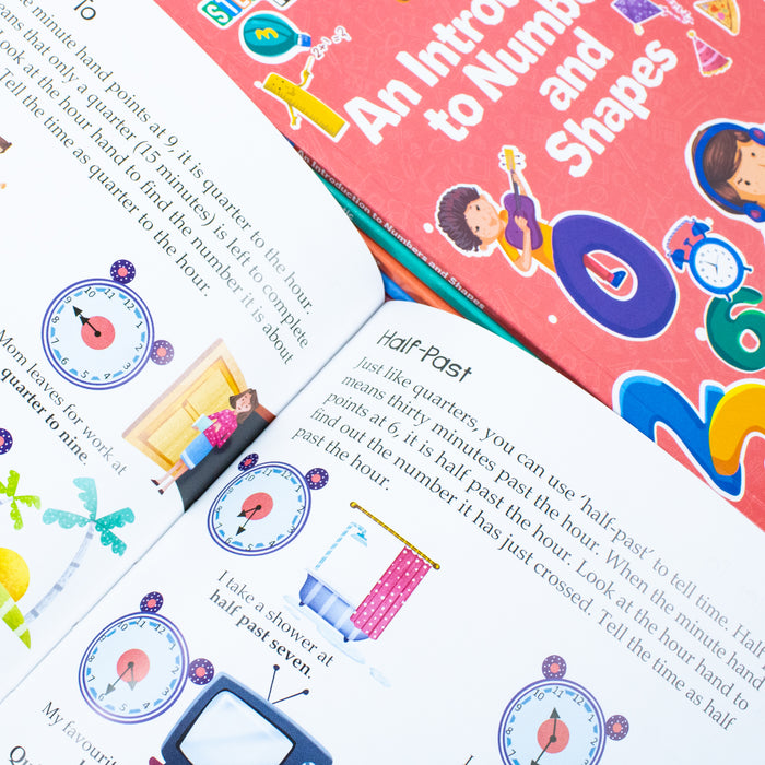 My First MATHS Library set of 6 Book Collection Set by Shweta Sinha [ Level 1 - 3 ] - The Book Bundle