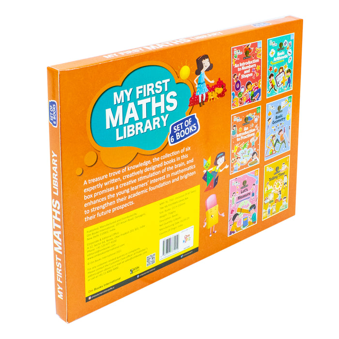 My First MATHS Library set of 6 Book Collection Set by Shweta Sinha [ Level 1 - 3 ] - The Book Bundle