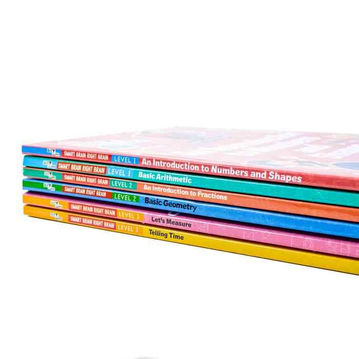 My First MATHS Library set of 6 Book Collection Set by Shweta Sinha [ Level 1 - 3 ] - The Book Bundle