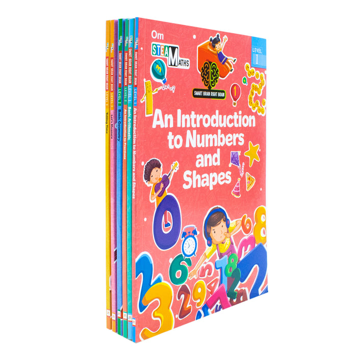 My First MATHS Library set of 6 Book Collection Set by Shweta Sinha [ Level 1 - 3 ] - The Book Bundle