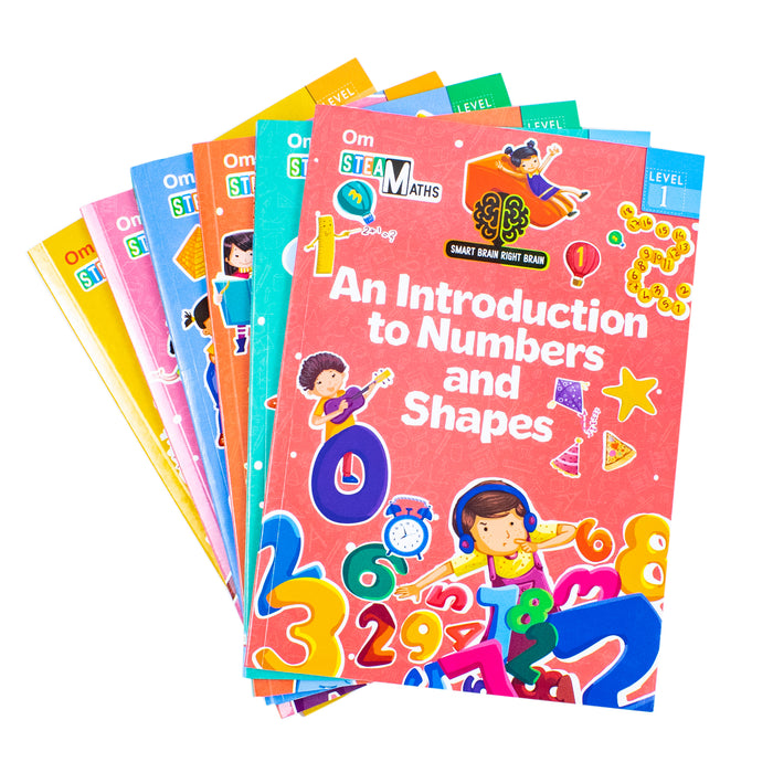 My First MATHS Library set of 6 Book Collection Set by Shweta Sinha [ Level 1 - 3 ] - The Book Bundle