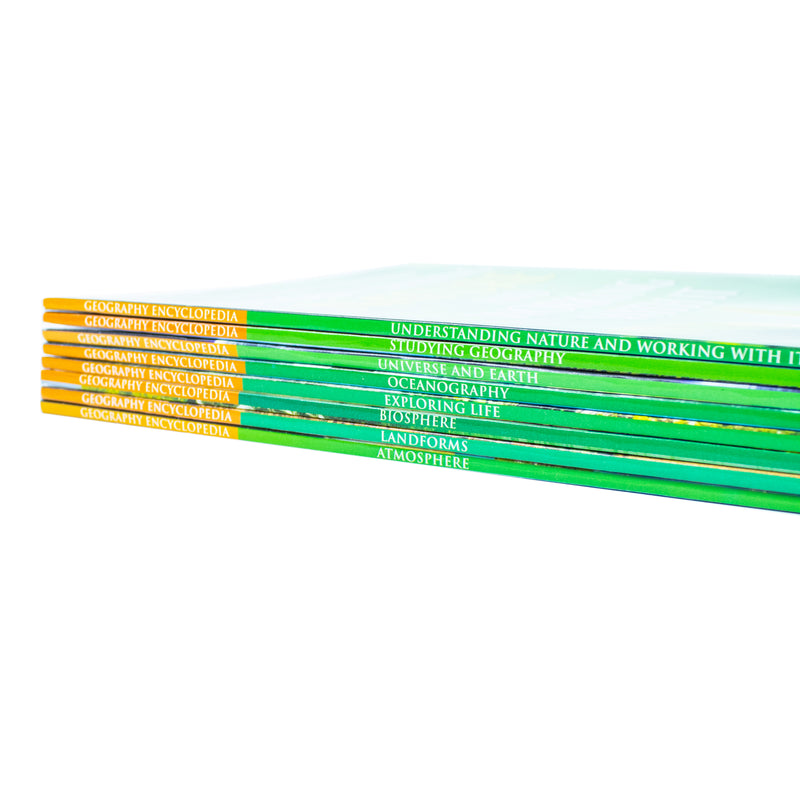 Encyclopedia Of Geography (Exploring Life, Landforms, Atmosphere, Universe and Earth, Biosphere, Oceanography) - The Book Bundle