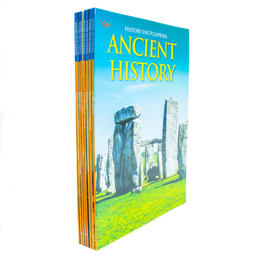 Encyclopedia Of History Collection Of 8 Books Set ( Ancient History, Prominent Civilisations, French Revolution, World War ) - The Book Bundle