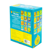 Set of 12 Om Books International encyclopedia books on inventions, solar system, plants, oceans, and the world for kids.