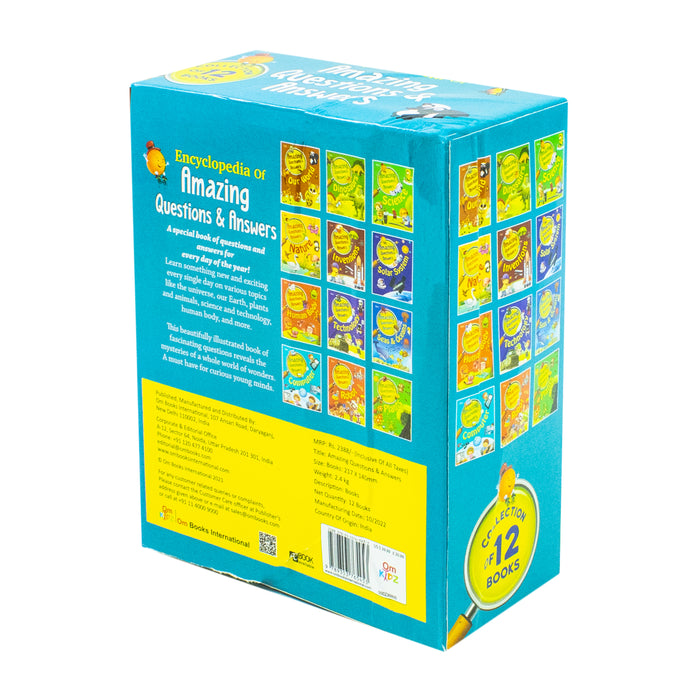 Encyclopedia of Amazing Questions & Answers 12 Books Collection Set ( Inventions, Our World, Solar System, Plants, Seas & Oceans) - The Book Bundle