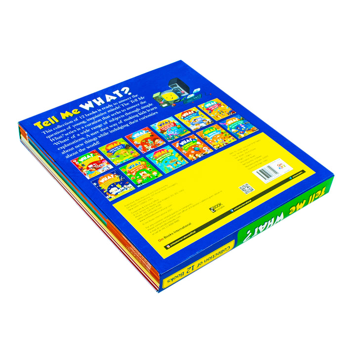 Tell Me What? 12 Books Collection Set (What are Robots Made of, What Helps Bats See In the Dark, What Is the) - The Book Bundle