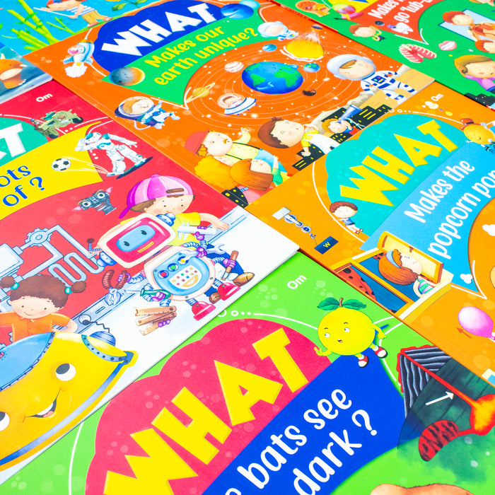 Tell Me What? 12 Books Collection Set (What are Robots Made of, What Helps Bats See In the Dark, What Is the) - The Book Bundle