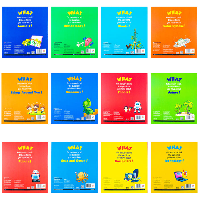 Tell Me What? 12 Books Collection Set (What are Robots Made of, What Helps Bats See In the Dark, What Is the) - The Book Bundle