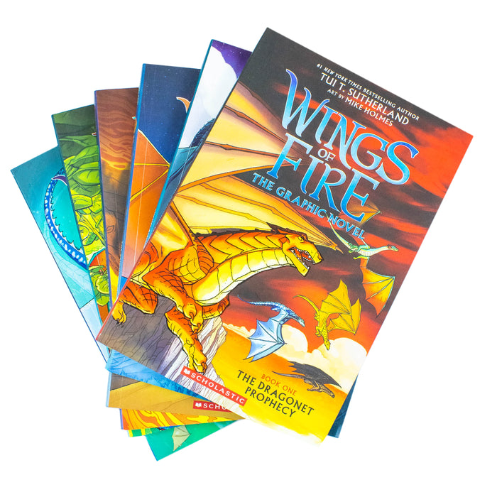 Wings of Fire Graphic Novels 6 Books Collection Set (Book #1 - #6) - The Book Bundle