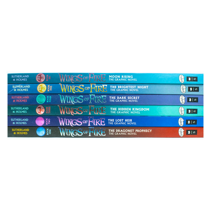 Wings of Fire Graphic Novels 6 Books Collection Set (Book #1 - #6) - The Book Bundle