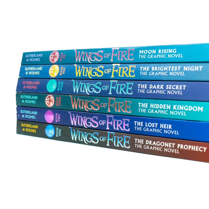 Wings of Fire Graphic Novels 6 Books Collection Set (Book #1 - #6) - The Book Bundle