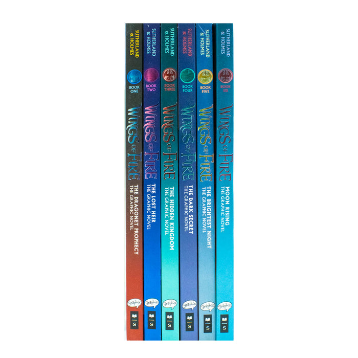 Wings of Fire Graphic Novels 6 Books Collection Set (Book #1 - #6) - The Book Bundle