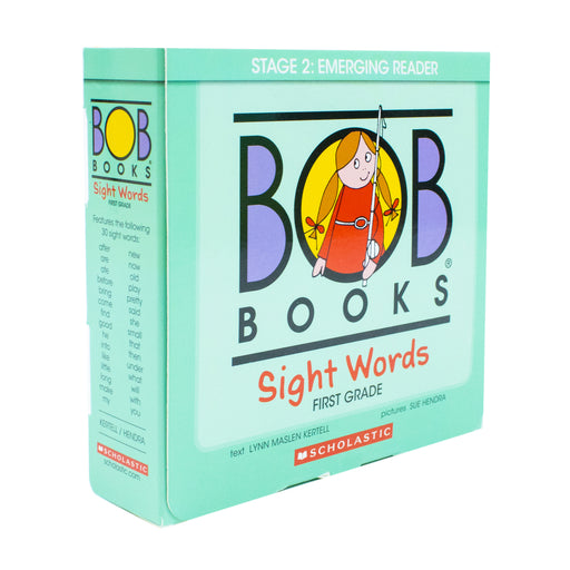 Bob Books - Sight Words First Grade Box Set Phonics, Ages 4 and Up, First Grade, Flashcards (Stage 2: Emerging Reader) - The Book Bundle