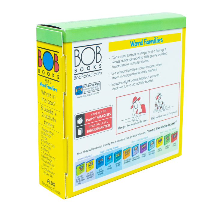 Bob Books -Word Families Box Set Phonics, Ages 4 and Up, Kindergarten, First Grade (Stage 3: Developing Reader): 03 - The Book Bundle