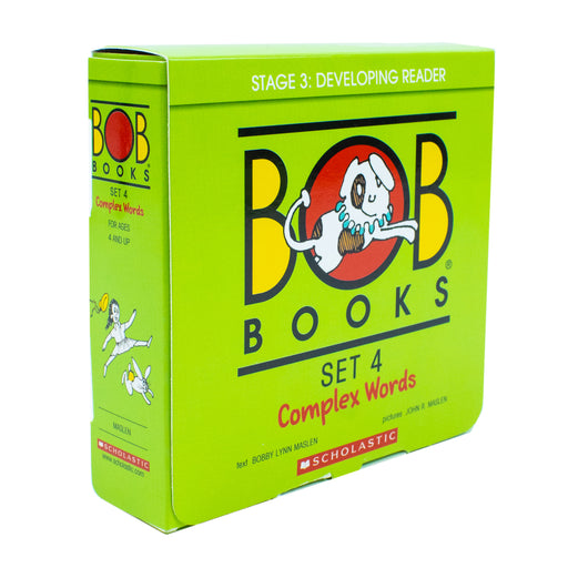 Bob Books - Complex Words Box Set Phonics, Ages 4 and Up, Kindergarten, First Grade (Stage 3: Developing Reader): 04 - The Book Bundle
