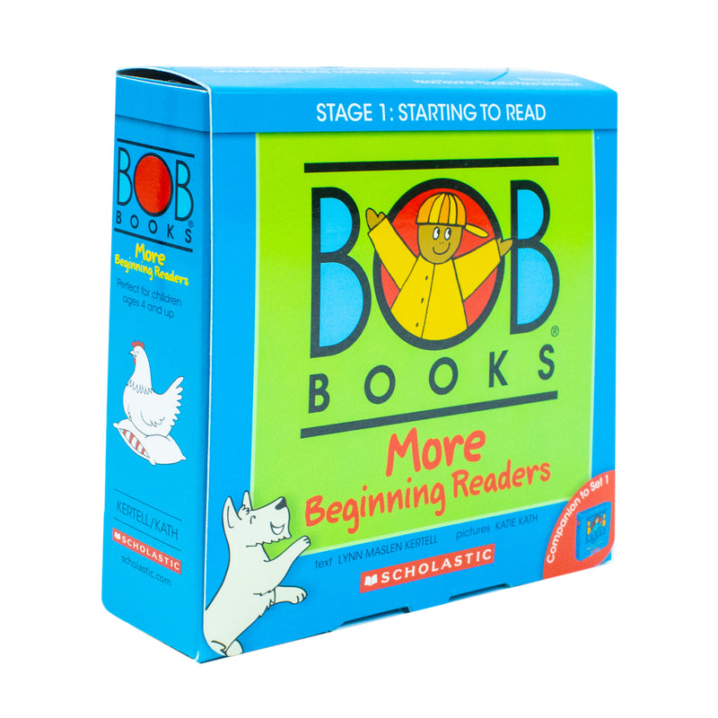 Bob Books - More Beginning Readers Box Set Phonics, Ages 4 and Up, Kindergarten (Stage 1: Starting to Read) - The Book Bundle