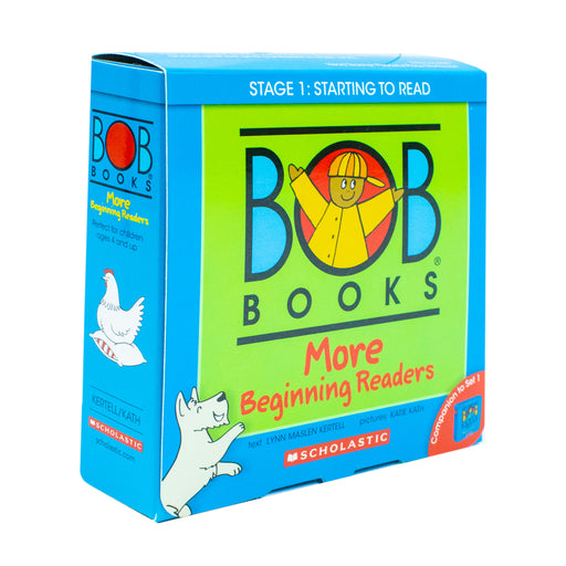 Bob Books - More Beginning Readers Box Set Phonics, Ages 4 and Up, Kindergarten (Stage 1: Starting to Read) - The Book Bundle