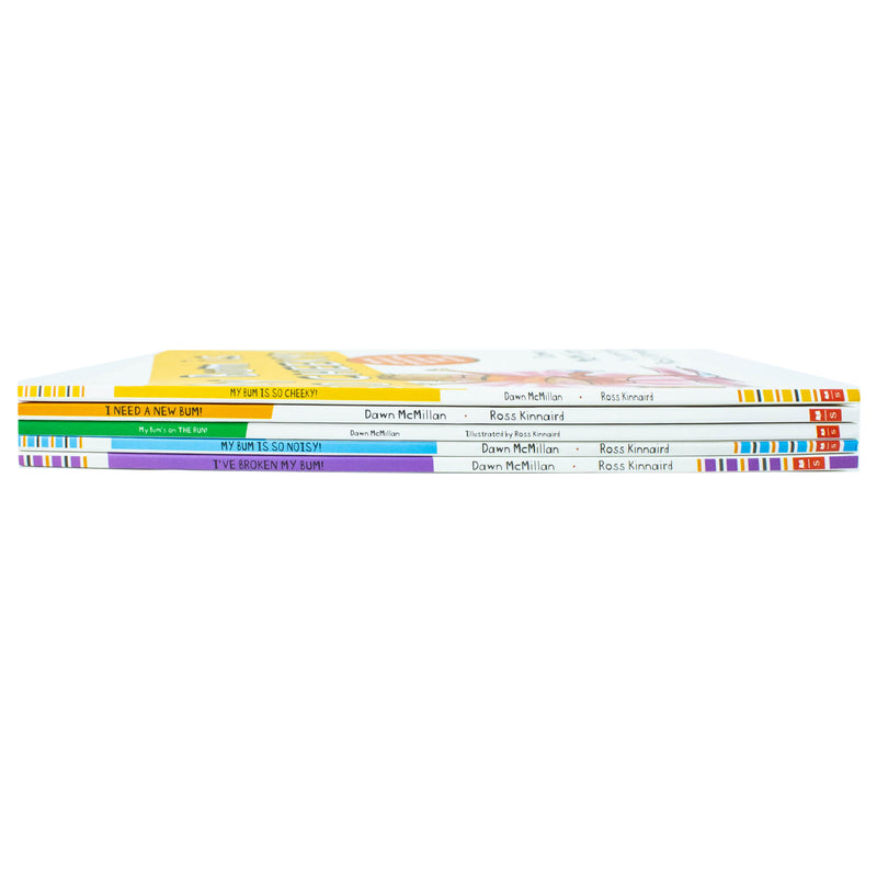 New Bum Series 5 books Collection Set (I Need a New Bum!, I've Broken My Bum!) - The Book Bundle