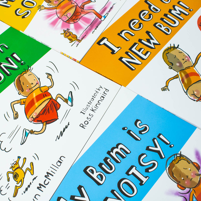 New Bum Series 5 books Collection Set (I Need a New Bum!, I've Broken My Bum!) - The Book Bundle