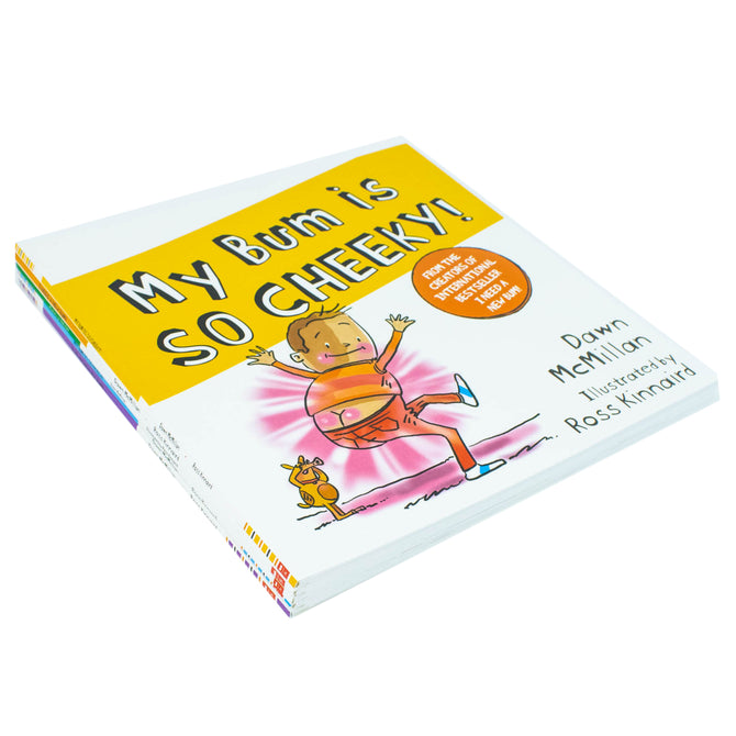 New Bum Series 5 Books Collection Set (I Need a New Bum!, I've Broken My Bum!, My Bum is SO NOISY!, My Bum is on the Run! & My Bum is SO CHEEKY!) - The Book Bundle