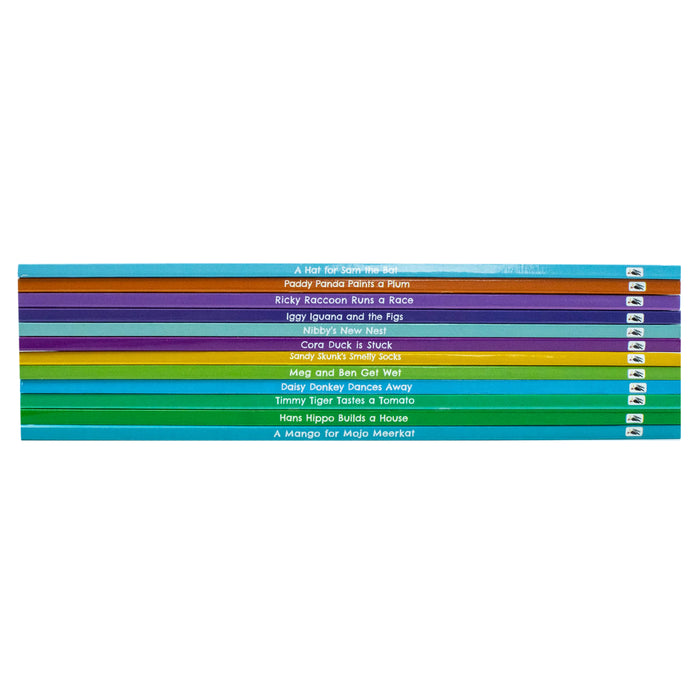 My First Phonic Sounds 12 Books Collection Box Set with Included Fun Activities(A Hat for Sam the Bat) - The Book Bundle