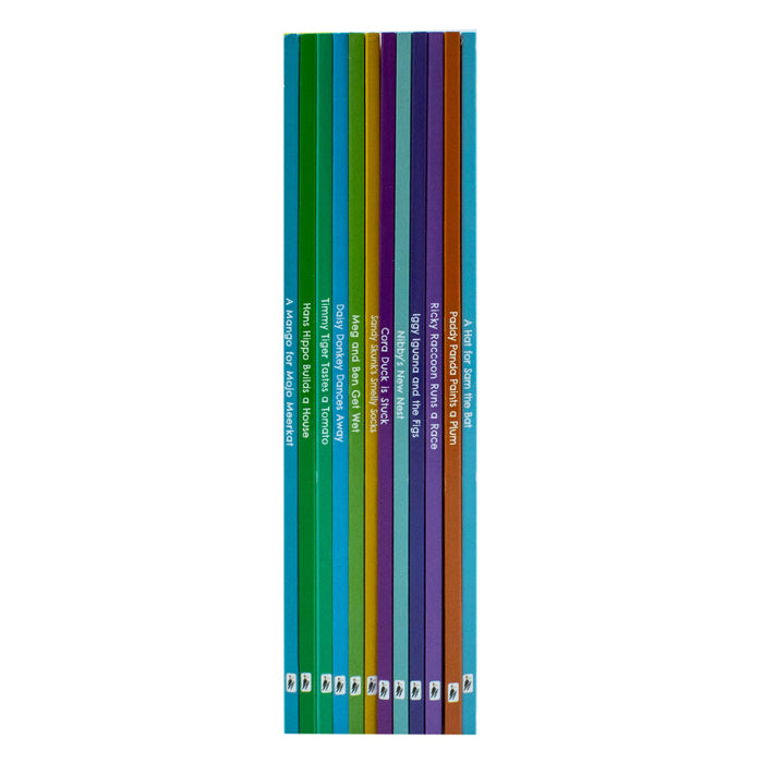 My First Phonic Sounds 12 Books Collection Box Set with Included Fun Activities(A Hat for Sam the Bat) - The Book Bundle