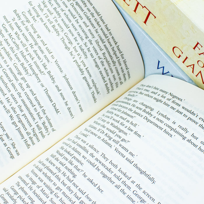 The Century Trilogy Collection 3 Books Set by Ken Follett (Fall of Giants, Winter of the World, Edge of Eternity) - The Book Bundle