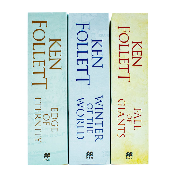 The Century Trilogy Collection 3 Books Set by Ken Follett (Fall of Giants, Winter of the World, Edge of Eternity) - The Book Bundle