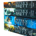 The Demon Cycle Series Peter V. Brett 4 Books Collection Set With Gift Journal (Painted Man,Desert Spear,Daylight War,Skull Throne) - The Book Bundle