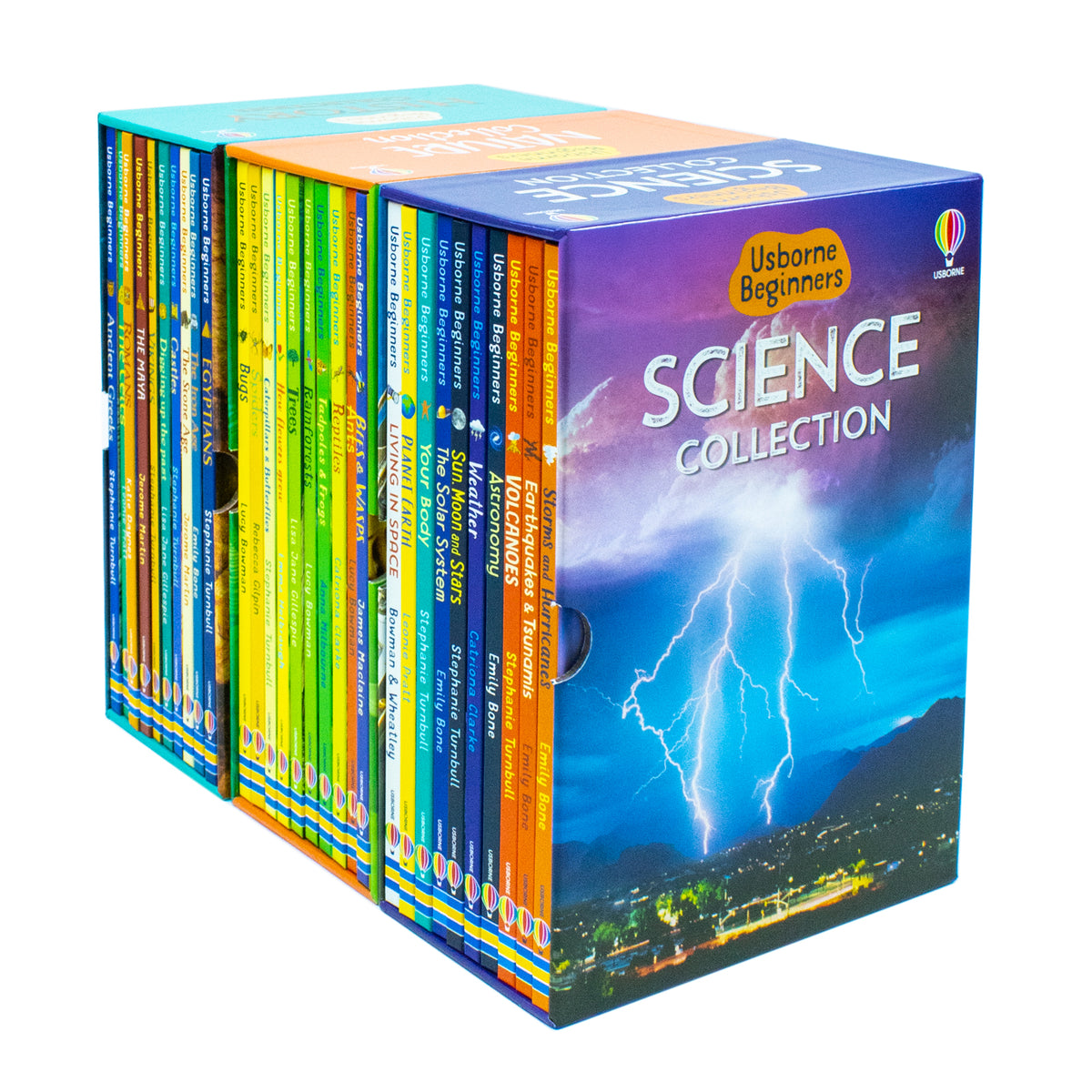 Usborne Beginners 30 Books Collection Box Set History, Nature and