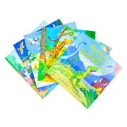 Six-book Say Hello to the Animals collection by Ian Whybrow featuring baby animals and animals in colorful book covers.