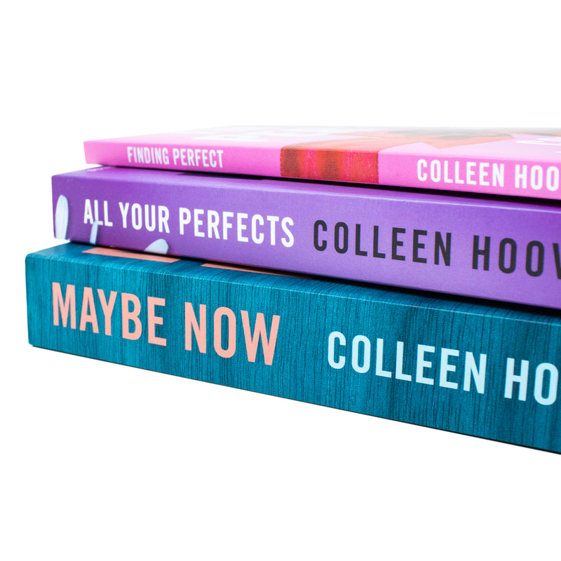 Colleen Hoover Collection 3 Book Set (Maybe Now, Finding Perfect, All your Perfects) - The Book Bundle