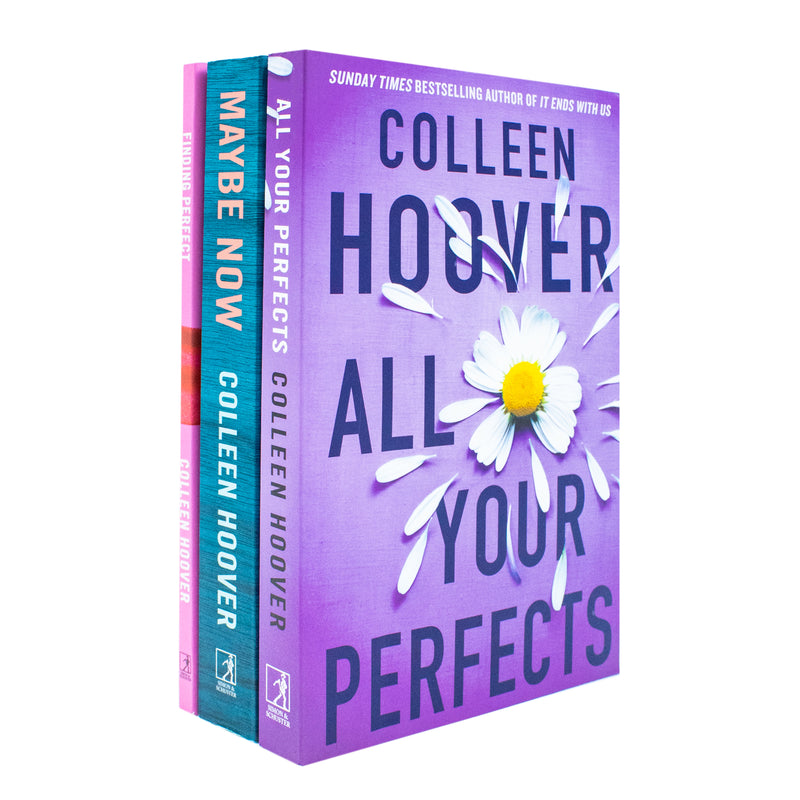 Colleen Hoover Collection 3 Book Set (Maybe Now, Finding Perfect, All your Perfects) - The Book Bundle