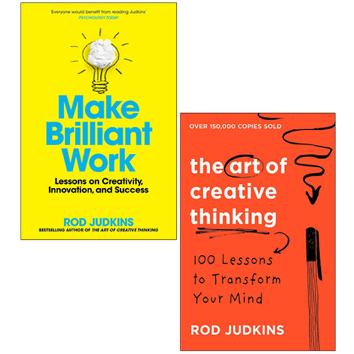 Rod Judkins 2 Books Collection Set Art of Creative Thinking, Make Brilliant Work - The Book Bundle