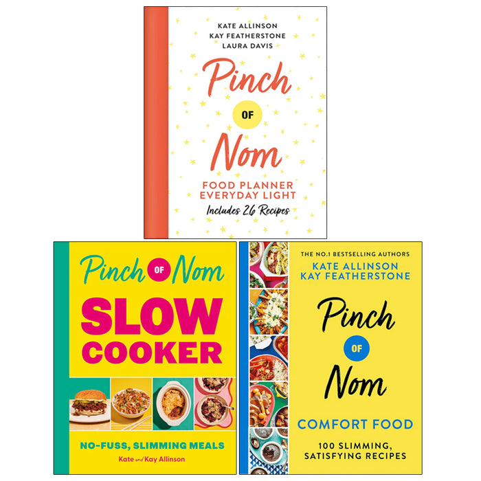 Kay Allinson 3 Books Collection Set (Pinch of Nom Slow Cooker, 2020 Pinch of Nom Food Planner, Pinch of Nom Comfort Food) - The Book Bundle