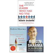 Robin Sharma 3 Books Collection Set (The Leader Who Had No Title, The Greatness Guide, Life Lessons) - The Book Bundle