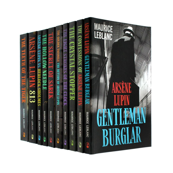 The Complete Collection of Arsène Lupin 10 Books Box Set by Maurice LeBlanc - The Book Bundle