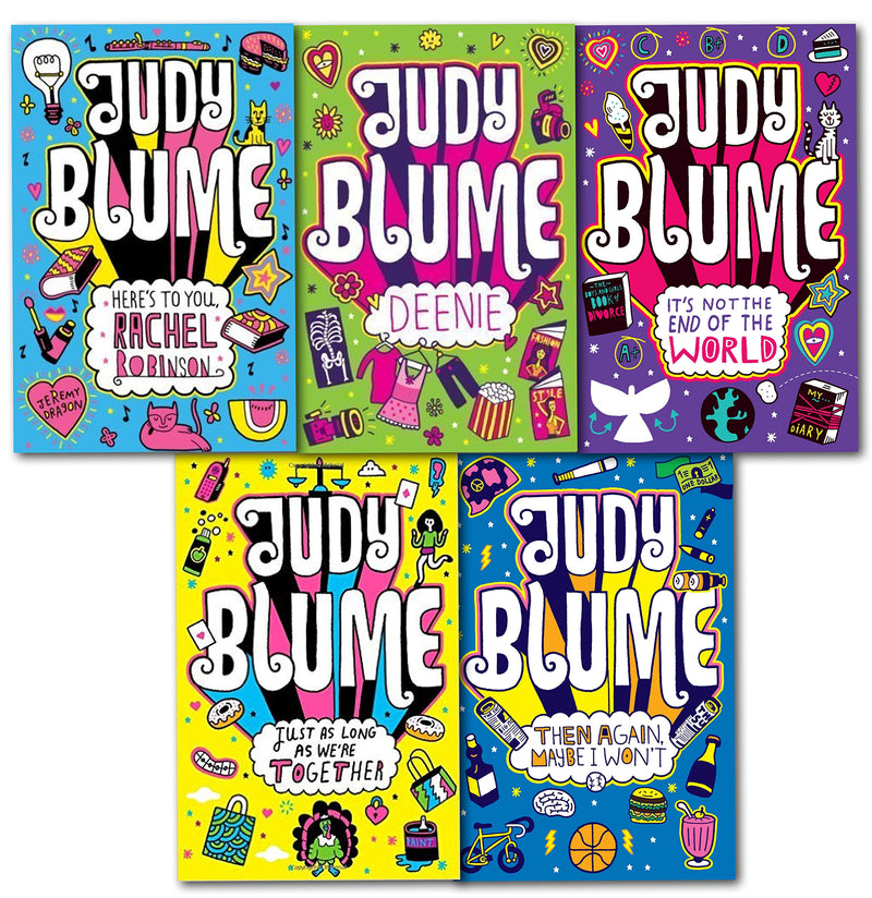 Then Again Maybe I Won't & It's Not the End of the World 5 Books Collection Set by Judy Blume - Fiction - Paperback