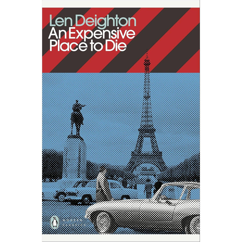 Set of Harry Palmer Series 7 books by Len Deighton in paperback, featuring cover art from the Penguin fiction collection.