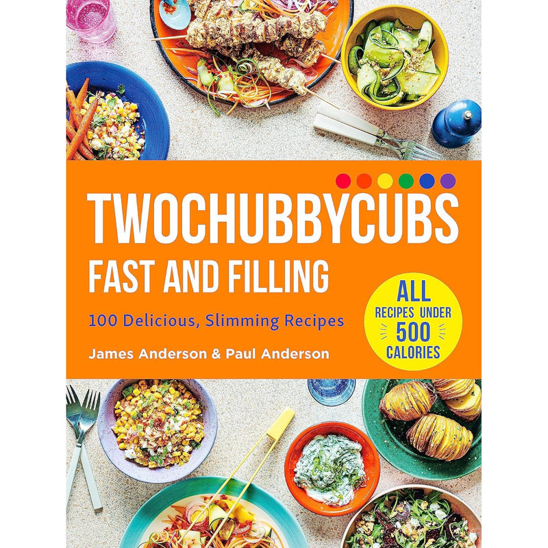 Twochubbycubs Series By  James Anderson 3 Books Set Full-on Flavour,  Fast and Filling & The Cookbook: (HB) - The Book Bundle