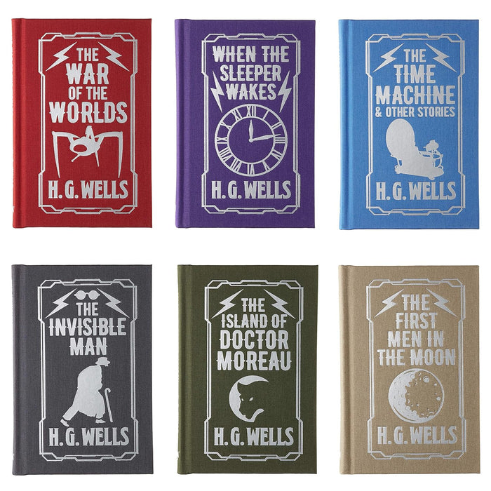 The H. G. Wells Collection: Deluxe 6-Book Hardback Boxed Set (Arcturus Collector's Classics, 8) - The Book Bundle