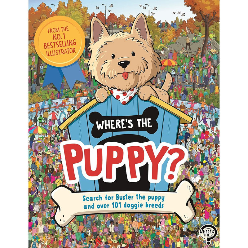 Where's the Puppy? Search for Buster and Over 101 Doggie Breeds by Paul Moran - Ages 3–7 - Paperback - The Book Bundle