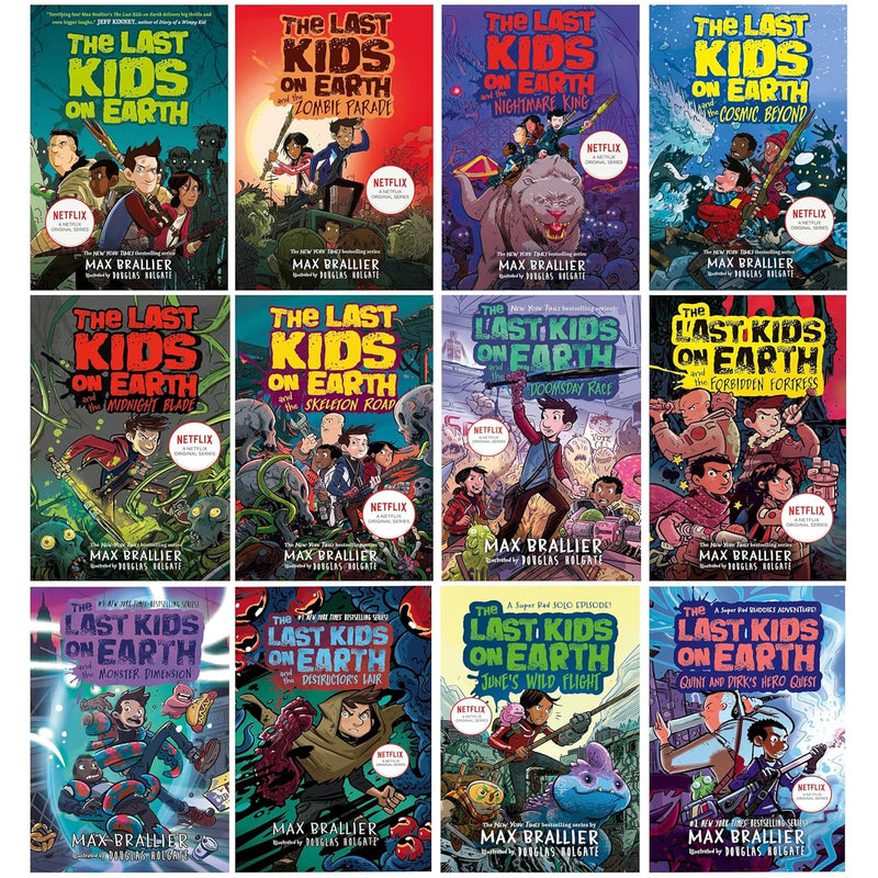 Last Kids On Earth 12 Books Collection Set by Max Brallier - Fiction - Paperback