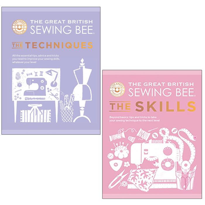 The Great British Sewing Bee 2 Books Collection set (The Skills,The Techniques) - The Book Bundle
