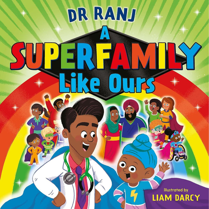 Dr. Ranj Singh Collection 3 Books Set (A Superhero Like You, A Superpower Like Mine, A Superfamily Like Ours) - The Book Bundle
