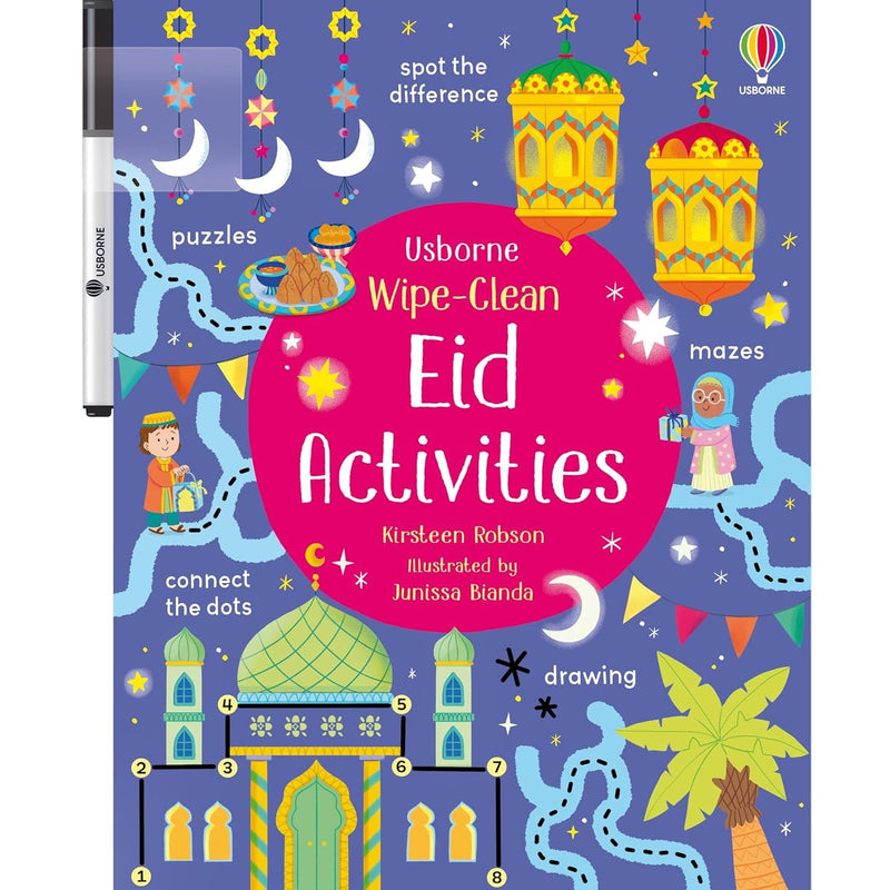 Eid Things to Make and Do, Wipe-Clean Eid Activities, Little First Sticker Book Eid 3 Books Collection Set - The Book Bundle