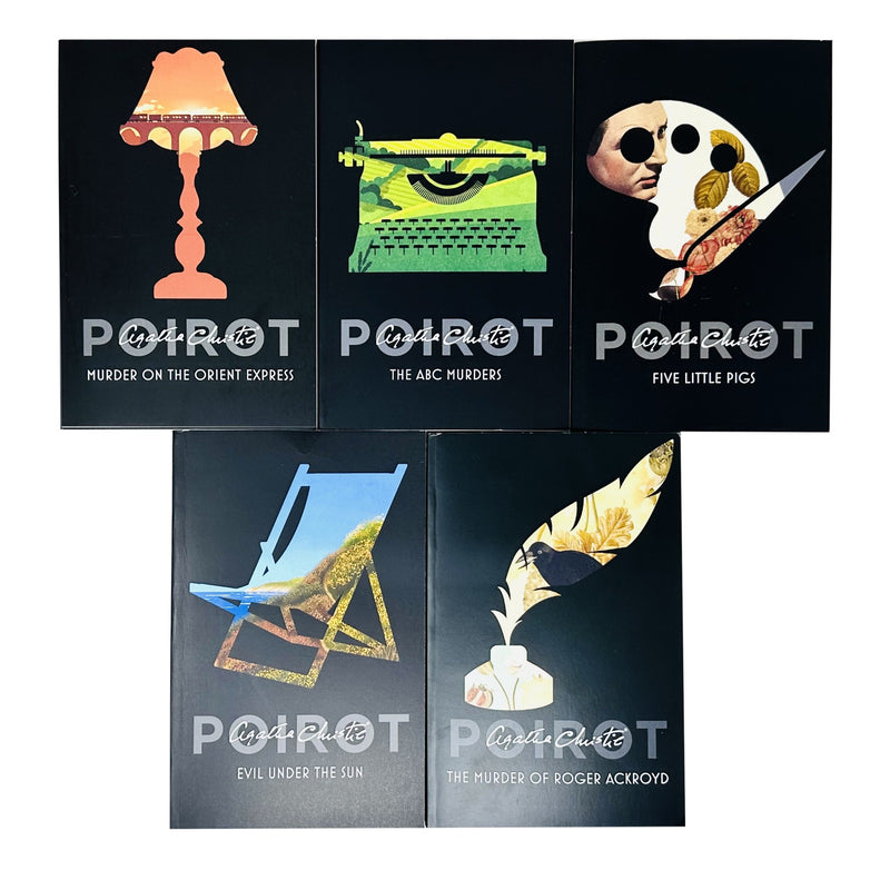 Agatha Christie The Best of Poirot - 5 Books Set - The Book Bundle