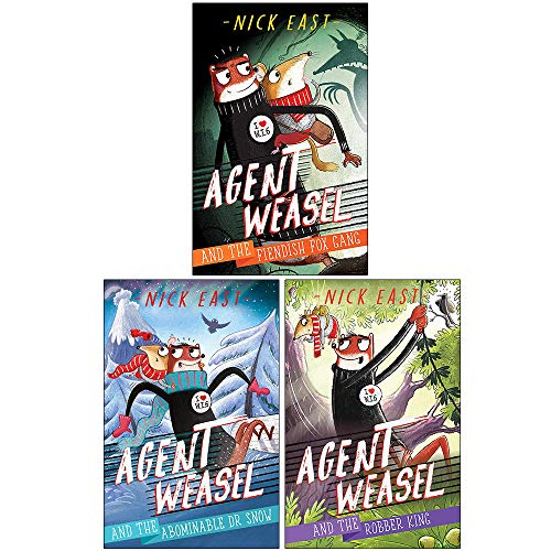 Agent Weasel 3 Books Collection Box Set by Nick East - Fiction - Paperback