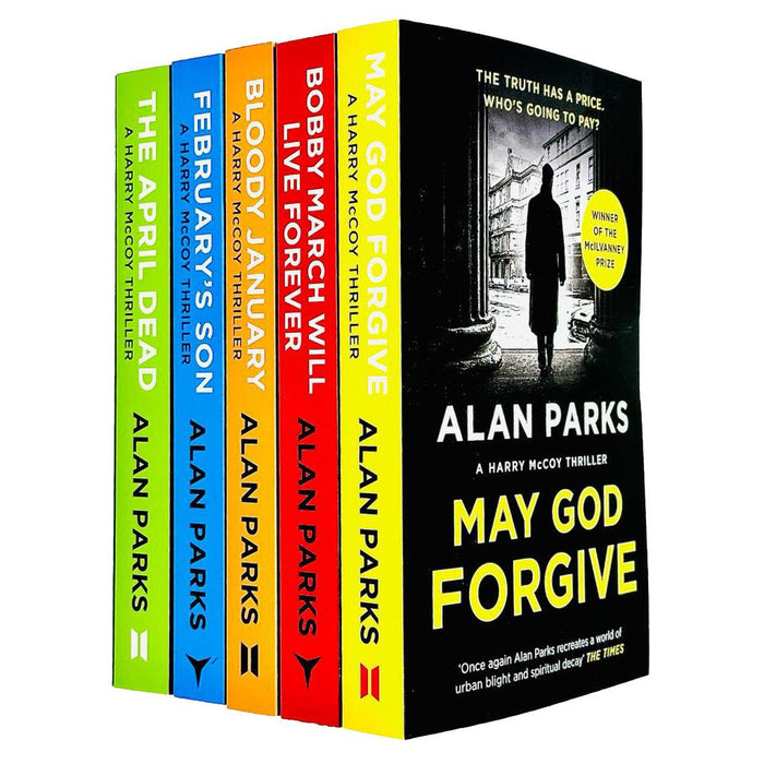 Alan Parks Harry McCoy Thriller Series 5 Books Collection Set May God Forgive - The Book Bundle