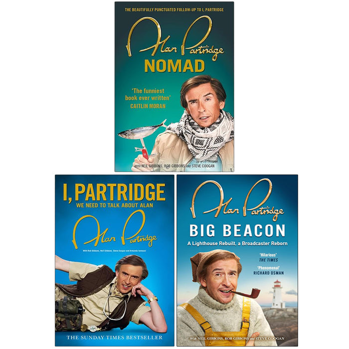 Alan Partridge Collection 3 Books Set (Nomad, I Partridge We Need To Talk About Alan, Big Beacon) - The Book Bundle